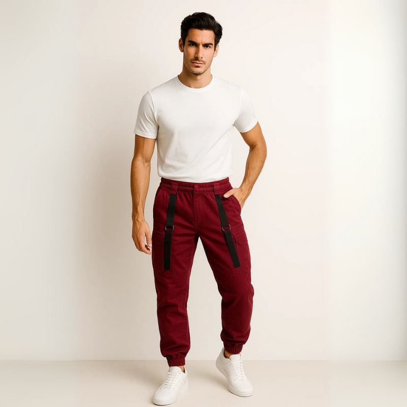 Tariq – Cargohose mit lockerer Passform und mehreren Taschen