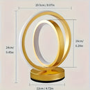 LuxeVision - Moderne dimmbare Tischleuchte mit einzigartigem Design und USB Anschluss