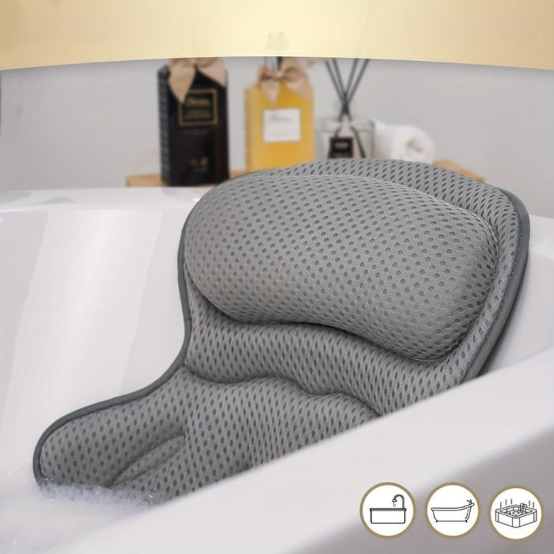 BathaLoom – Luxuriöses Badewannenkissen mit Nacken- und Rückenstütze