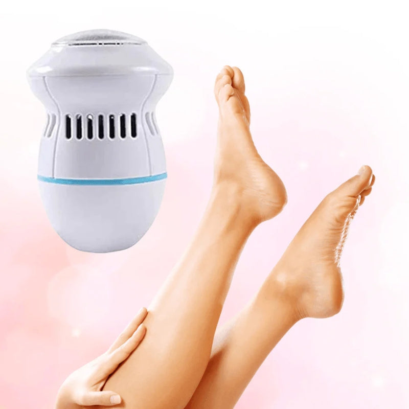 SilkiFeet - Tragbare elektrische Fußfeile zur Entfernung von Hornhaut und zur Behandlung rissiger Fersen