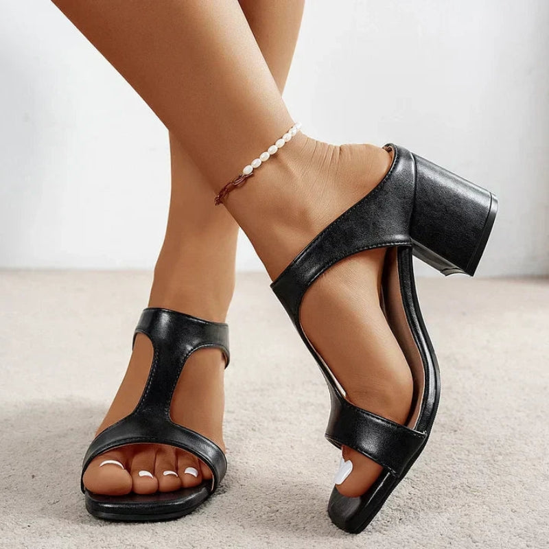 Tamara – Stilvolle Sandalen mit dickem Absatz und rutschfester Sohle für Komfort