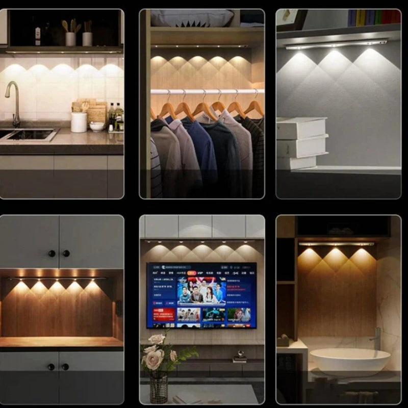 LumeSense - LED Nachtlicht mit USB Akku und kabellosem Bewegungssensor | 1+1 Gratis