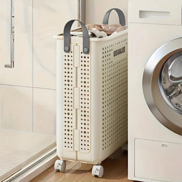 EasyTote – Müheloser, intelligenter rollender Wäschekorb für einfache Lagerung und Organisation