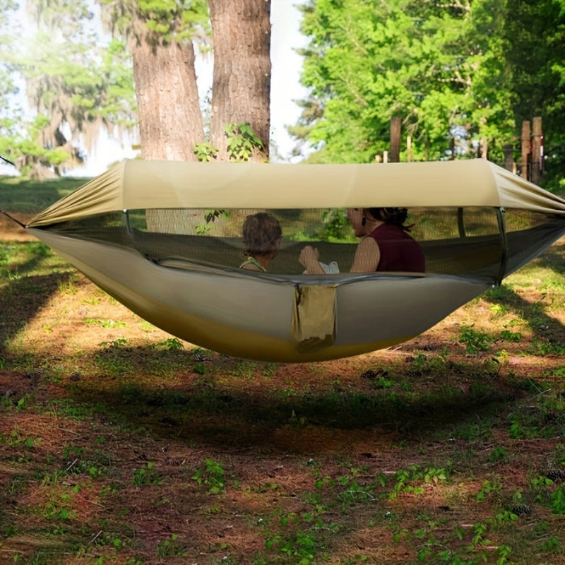 CampNest – Doppelhängematte mit Moskitonetz und Schnellöffnungsdesign