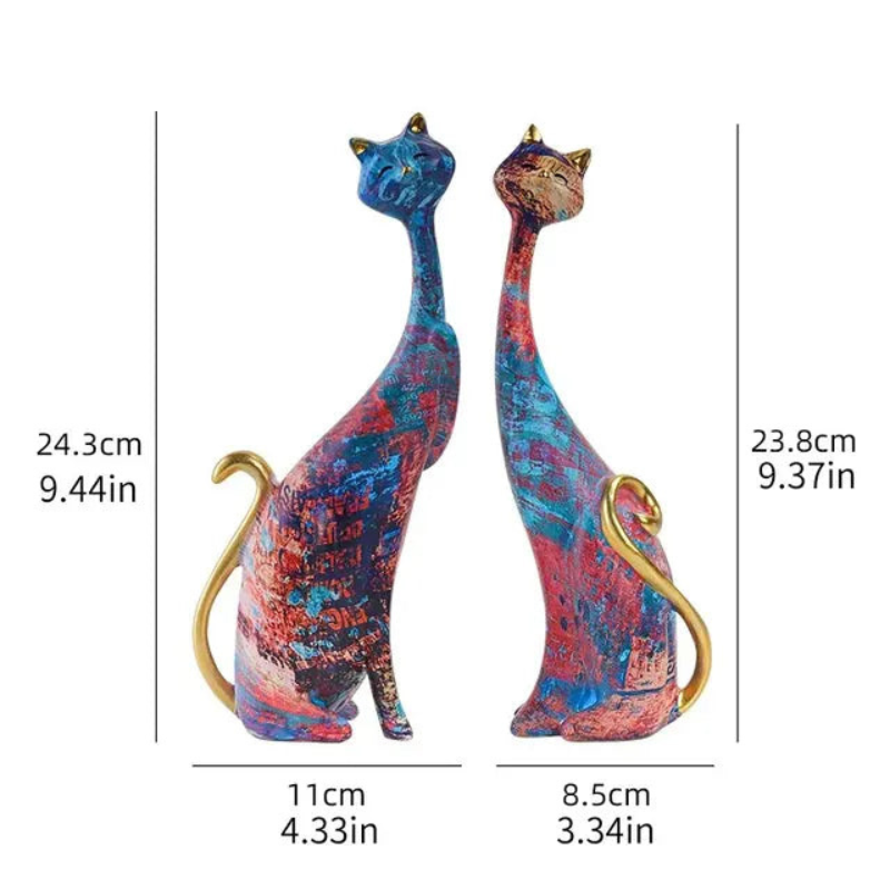 CatLume – Elegante abstrakte Katzenskulpturen für künstlerische und stilvolle Inneneinrichtungen