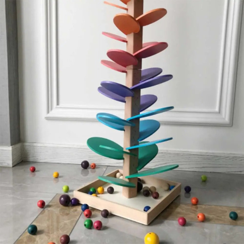 SkillLeaf - Musikalischer Murmelbaum mit interaktiven Ballspielen für Kinder