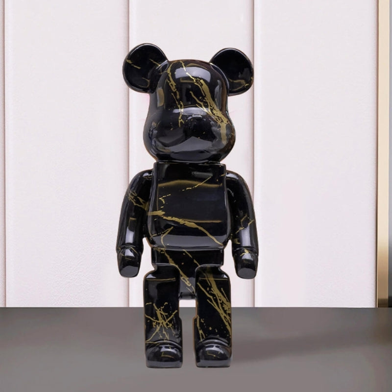 ArtBeast – Kühne künstlerische Bärenfigur für moderne Raumdekoration