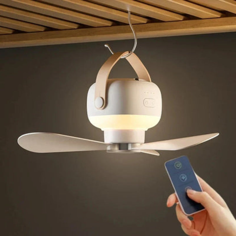 FanCool – Wiederaufladbarer Deckenventilator mit Fernbedienung für drinnen und draußen