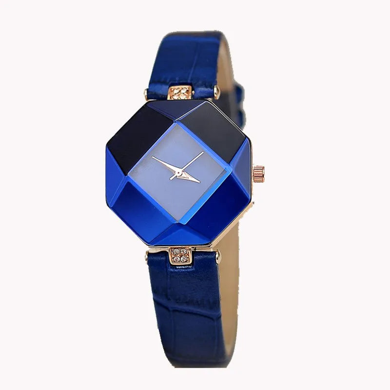 Emma – Lässige Uhr mit verstellbaren Armbändern und lebendigem Zifferblattdesign