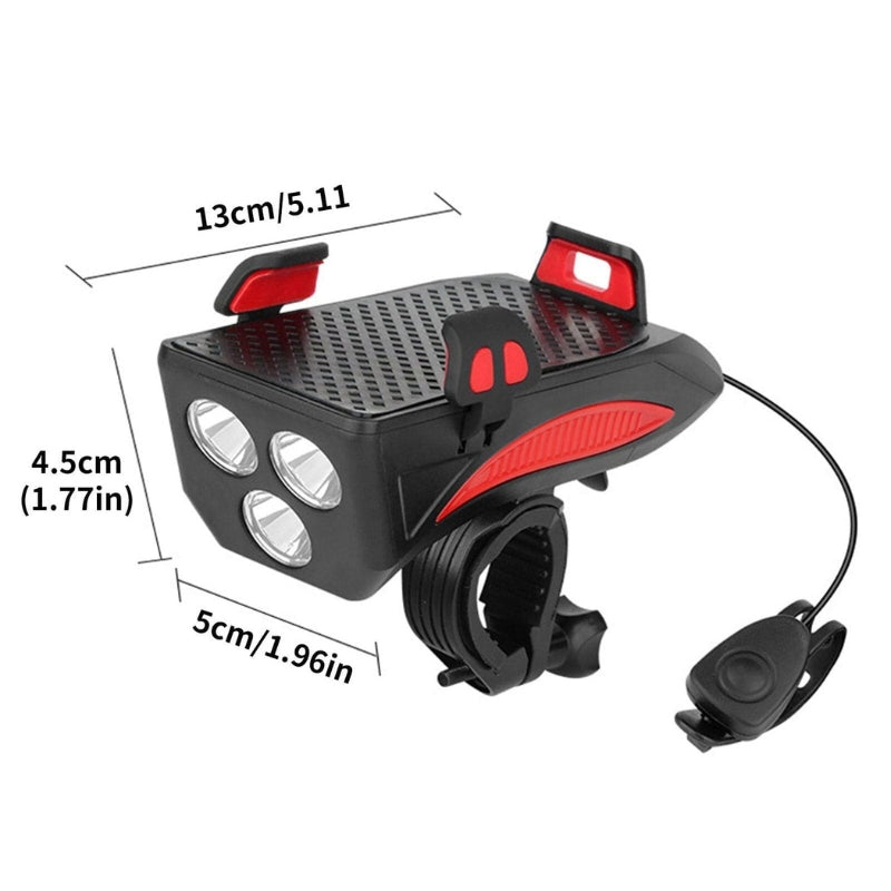 RideLight – Multifunktionales Fahrradlicht mit Powerbank und Handyhalterung