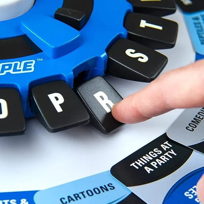 QuickTap – Schnell denkendes Brettspiel zum Buchstabenpressen für Familienspaß