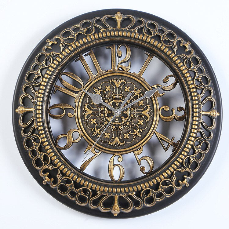 EchoCraft – Vintage Wanduhr mit Retro Details für klassische Innenräume
