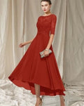 Paula – Elegantes Rundhalskleid mit kurzen Ärmeln für einen luxuriösen Look