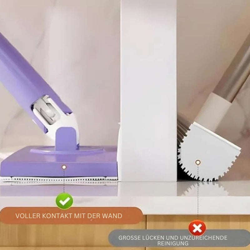 MopEase - Freihändiger Mini Mopp mit 360° drehbarem Kopf für die einfache Reinigung des Hauses