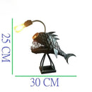 Glowfish - Dekorative Fisch Tischlampe mit flexiblem Kopf