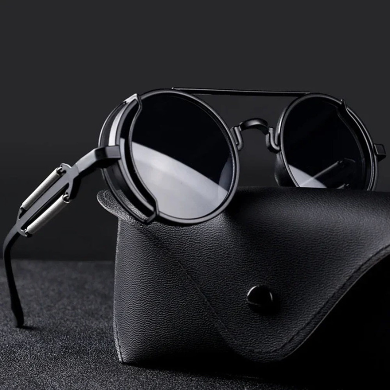 VibeShade – Moderne Sonnenbrille mit rundem Rahmen und UV Schutz