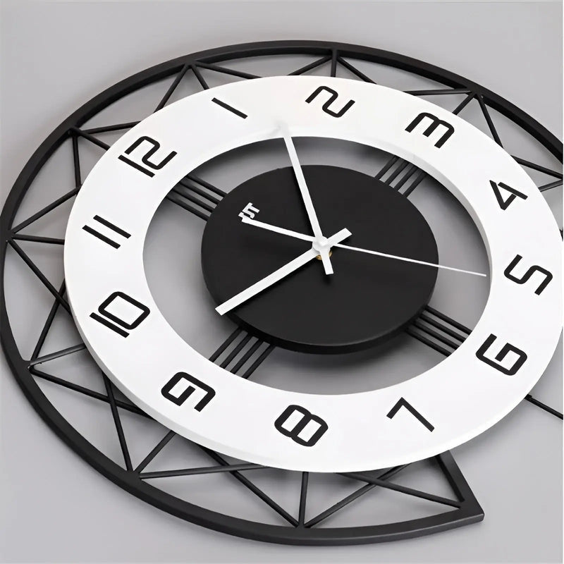 TimeScape – Moderne Wanduhr mit geräuschlosem Mechanismus für einzigartiges Dekor