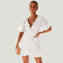 Annika - Vielseitiges Minikleid Mit Kurzen Ärmeln