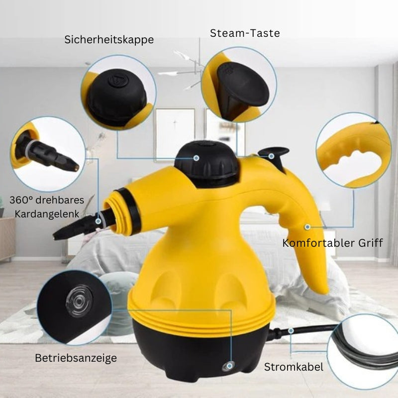 CleanBlast – Multifunktionaler Dampfreiniger für kraftvolle chemiefreie Reinigung