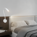 FlexiGlow – Moderne LED Nachttischlampe mit flexiblem Schwanenhals und 360° Drehung