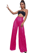 Sophia – Locker sitzende Hose mit hoher Taille und weitem Bein für mühelosen Stil