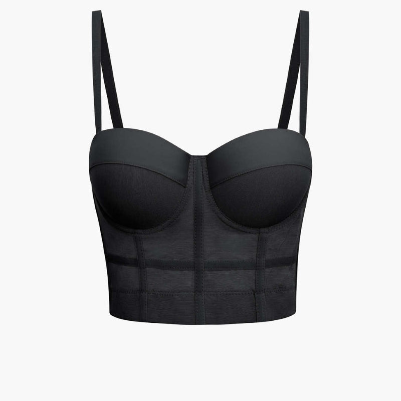Anna – Stylisches BustierTop  mit breiten verstellbaren Trägern