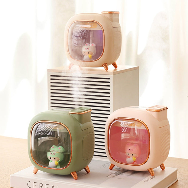MistJoy – Doppelbrause Aroma Diffusor mit Umgebungslicht und USB Stromversorgung