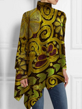 Emilia – Modische Lockere Passform Rollkragenbluse mit langen Ärmeln