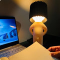BrightFold - Einzigartige plissierte LED Tischlampe für dekorative Beleuchtung und gemütliche Atmosphäre