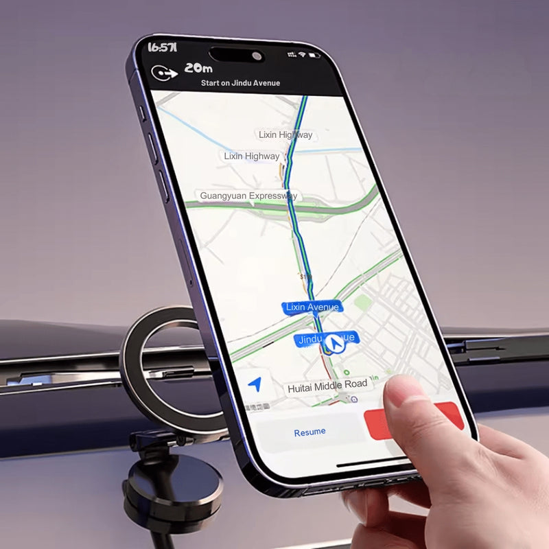 MagnetEase - Leistungsstarke magnetische Telefonhalterung mit 360° Drehung für eine sichere Anbringung | 1+1 Frei