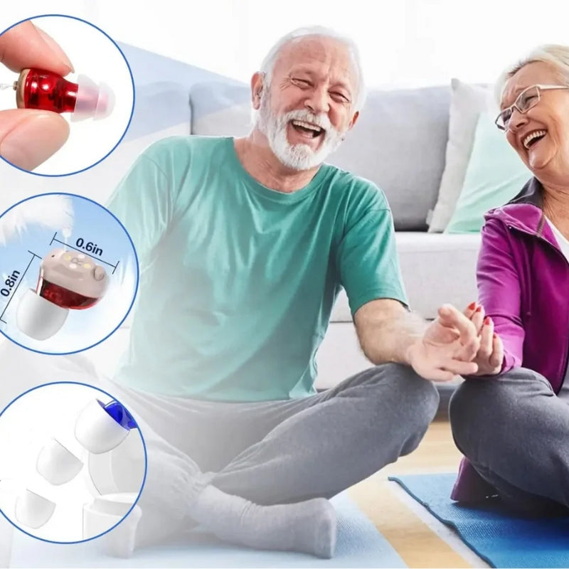 HearTone – Wiederaufladbares Mini Hörgerät kabellos mit klarem verstärktem Klang
