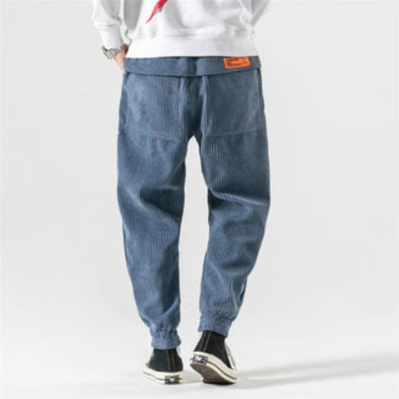 Tobias – Lockere Passform Hose mit Kordelzug in der Taille und Seitentaschen