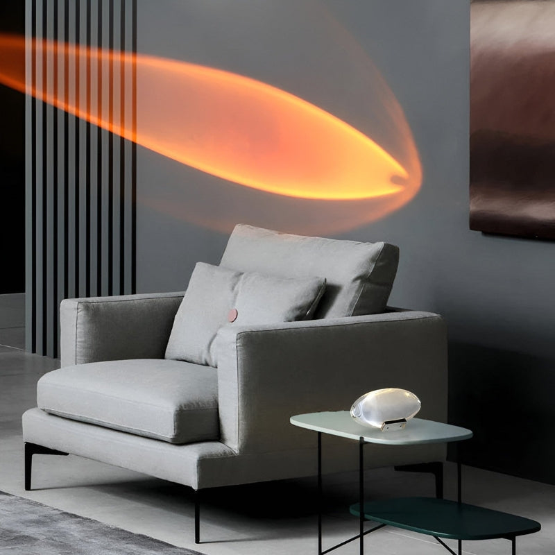 GlowLuxe – Magische Lichtshow Tischlampe mit faszinierendem Entwerfen