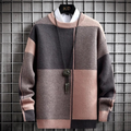 Richard - Karierter Pullover mit Rundhalsausschnitt und langen Ärmeln