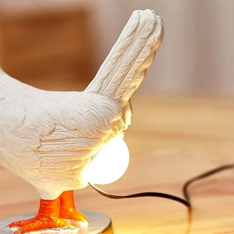 ChickLite – Dekoratives Nachtlicht in Hühnerform mit LED Leuchten zur Dekoration