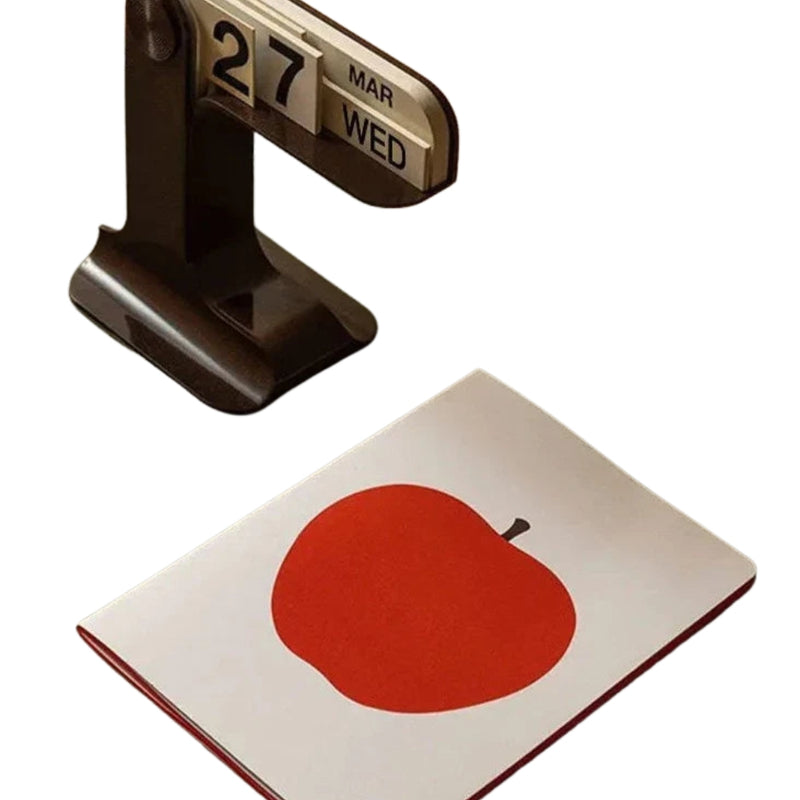 TimeStand – Drehbarer Klapp Tischkalender für die Dekoration zu Hause oder im Büro