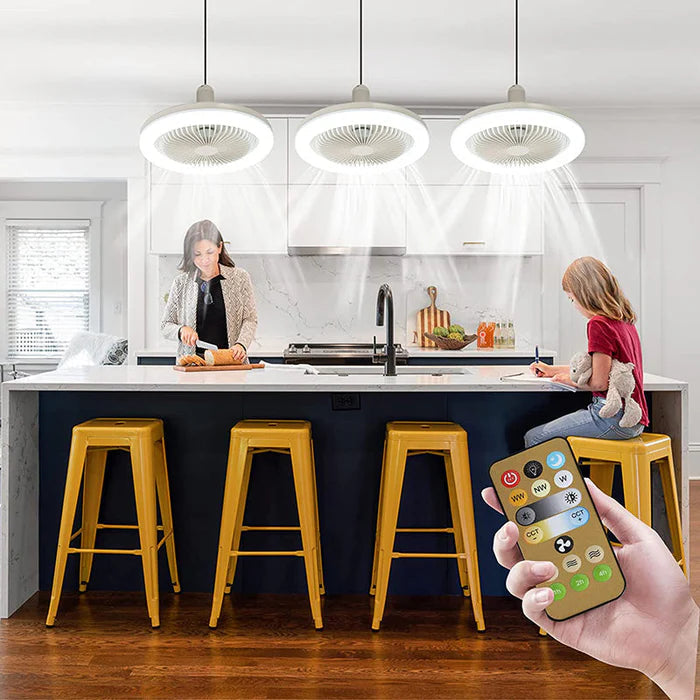 AeroLume – Deckenventilator mit hoher Helligkeit und ferngesteuertem Licht