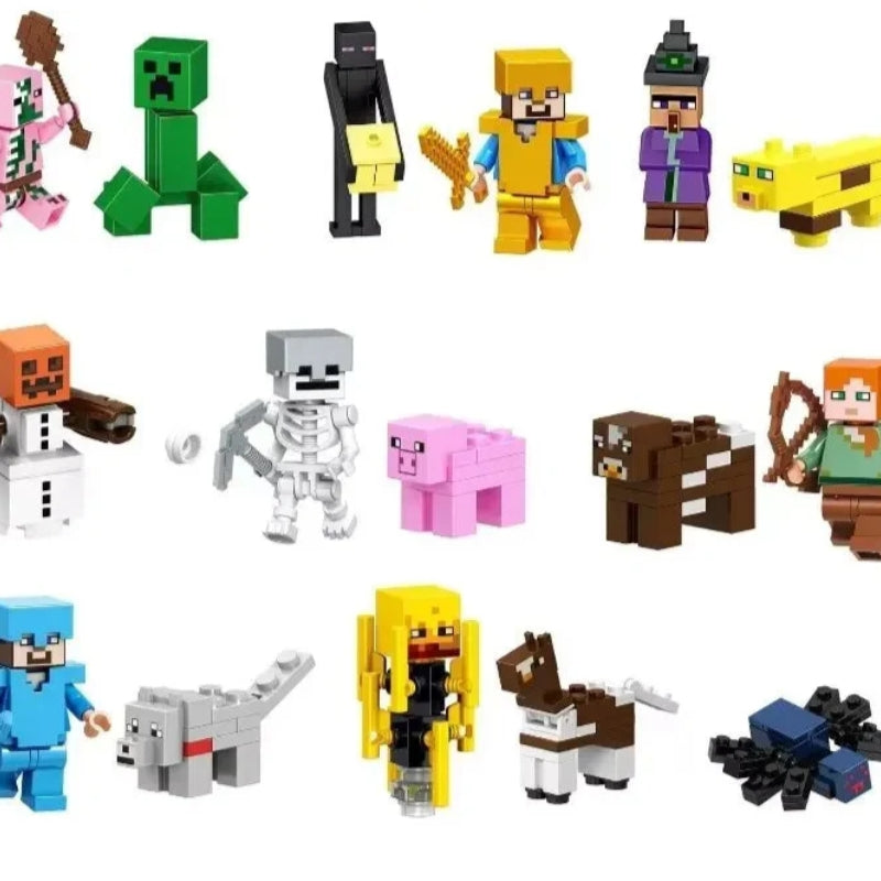 BlockCraft - Minecraft Humanoide Sammelfiguren und Bausteine für Kinder
