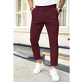 Elias – Lässige Schlanke Passform Hose mit Taschen und bequemem Bund
