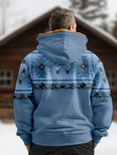 Anselm - Langärmelige Vlies Gefüttert Kapuze Jacke Mit Reißverschluß