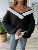 Ylva - Bequemer lockerer Pullover mit langen Ärmeln