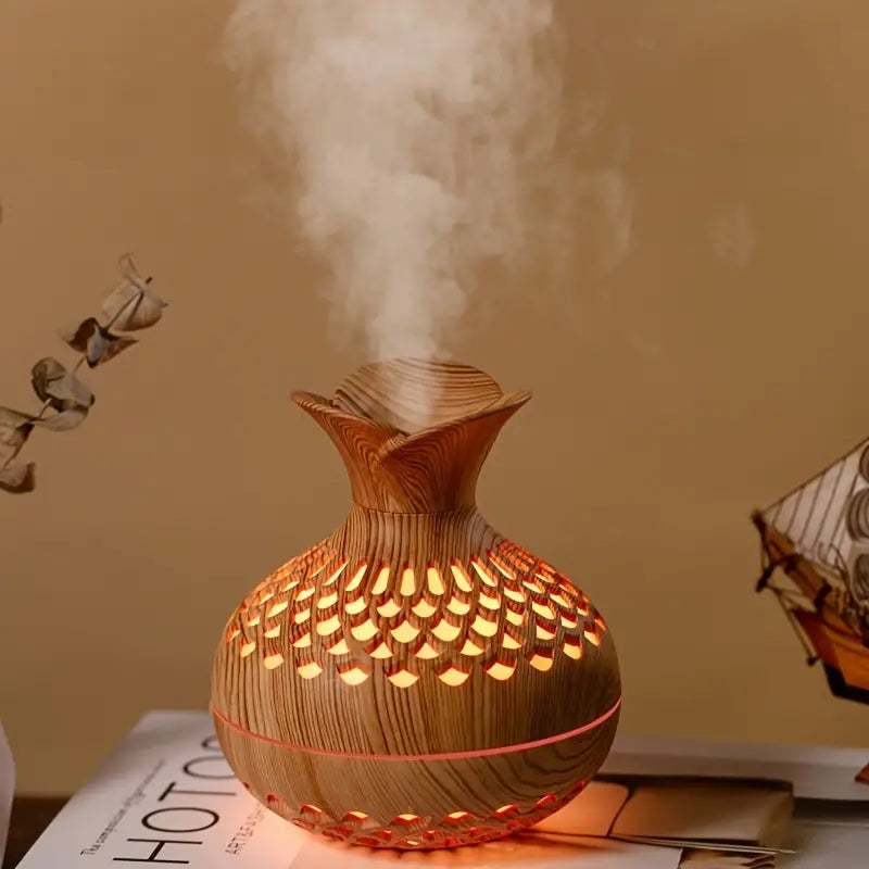 BloomMist – Mini Vasen Luftbefeuchter mit Blumendesign und USB-Stromversorgung
