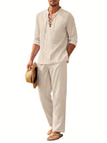 Carl – Zweiteiliges Satz mit Langarmshirt und Lockere Passform Hose