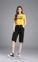 Alya – Mid Rise Cargoshorts mit geräumigen Taschen und flüssiger Passform