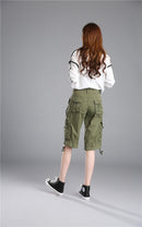 Alya – Mid Rise Cargoshorts mit geräumigen Taschen und flüssiger Passform