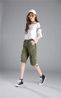 Alya – Mid Rise Cargoshorts mit geräumigen Taschen und flüssiger Passform