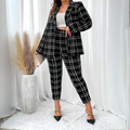 Amelie – Zweiteiliges Set mit Langarmblazer und schmaler Hose
