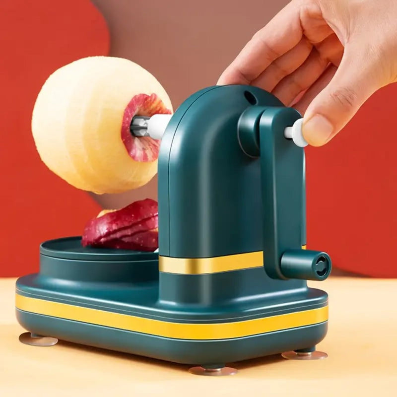 CrankPeel – Handkurbel Küchenschäler für müheloses Zubereiten von Obst und Gemüse