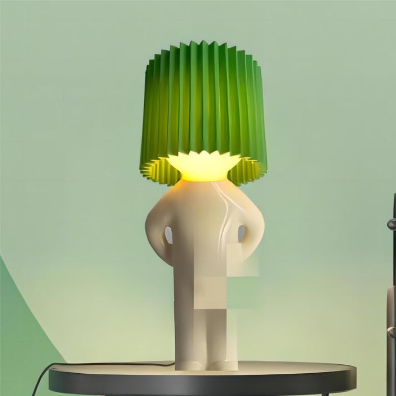 BrightFold - Einzigartige plissierte LED Tischlampe für dekorative Beleuchtung und gemütliche Atmosphäre