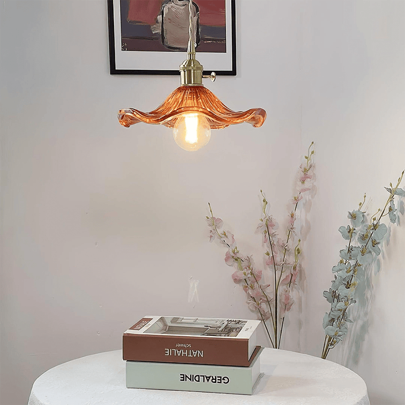 FloraGlow - Elegante blumige LED Pendelleuchte mit künstlerischem Gestaltung für stilvolle Innenräume